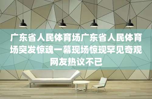 广东省人民体育场广东省人民体育场突发惊魂一幕现场惊现罕见奇观网友热议不已