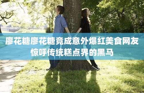 廖花糖廖花糖竟成意外爆红美食网友惊呼传统糕点界的黑马