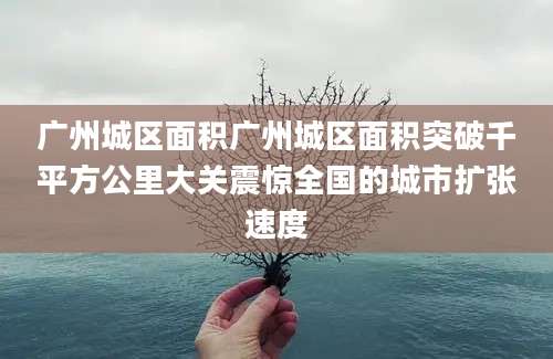 广州城区面积广州城区面积突破千平方公里大关震惊全国的城市扩张速度