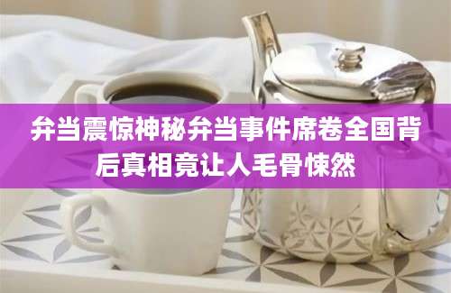 弁当震惊神秘弁当事件席卷全国背后真相竟让人毛骨悚然
